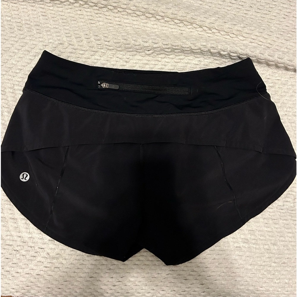 Black Lululemon Shorts Size 2